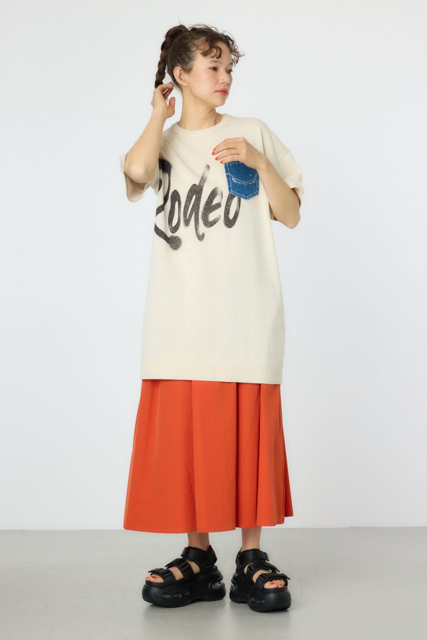 スプレーロゴニットワンピース IVOY FREE