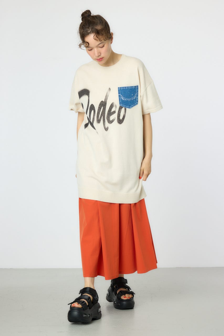 スプレーロゴニットワンピース IVOY FREE