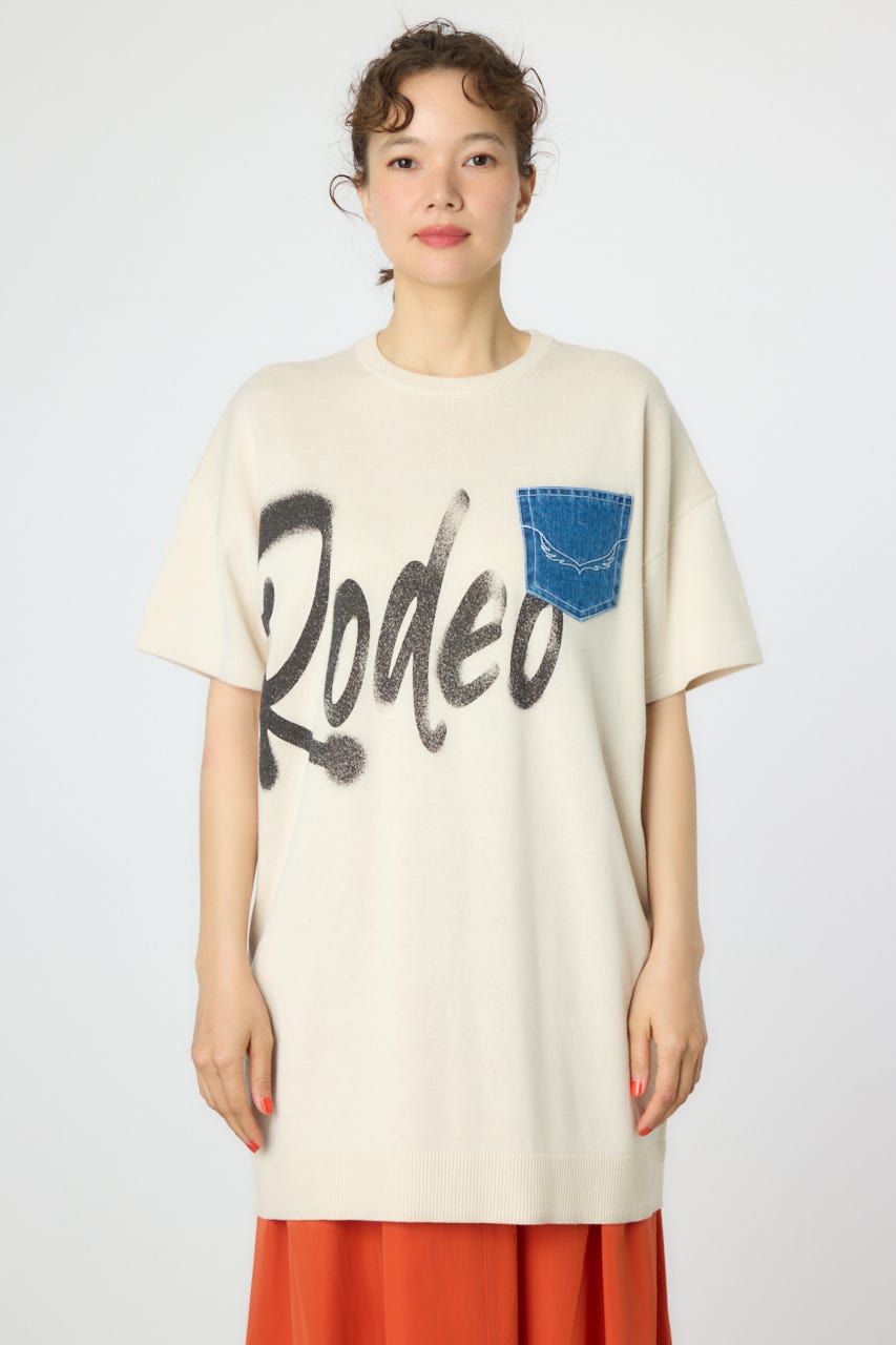 スプレーロゴニットワンピース IVOY FREE