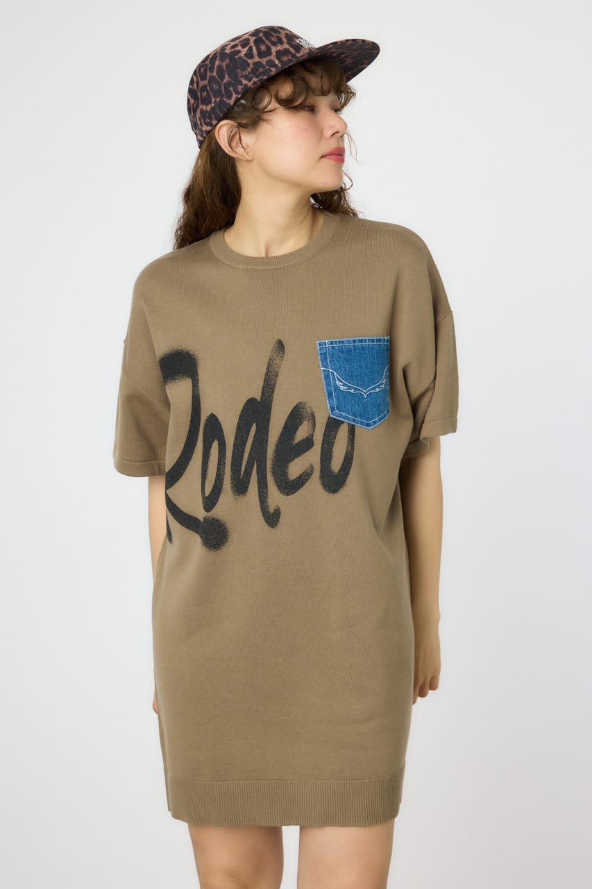 スプレーロゴニットワンピース L/KHA FREE