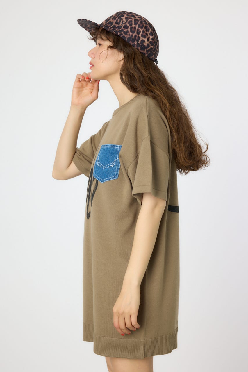 スプレーロゴニットワンピース L/KHA FREE