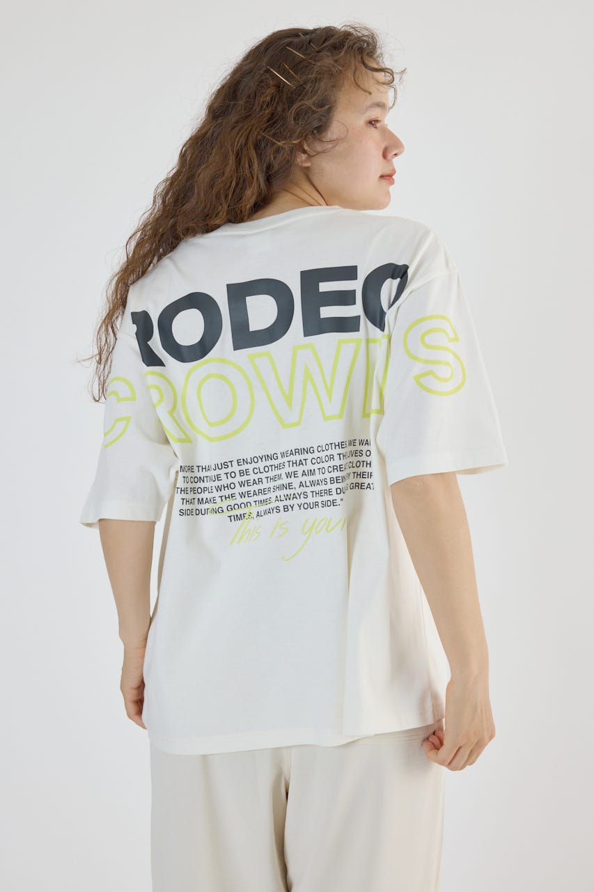 ♦︎バナナマンTシャツ♦︎マTシャツ♦︎Sサイズ♦︎ホワイト♦︎ロデオクラウンコラボ♦︎白♦︎ RODEO CROWNS WIDE BOWL | パッケージロゴTシャツ (Tシャツ
