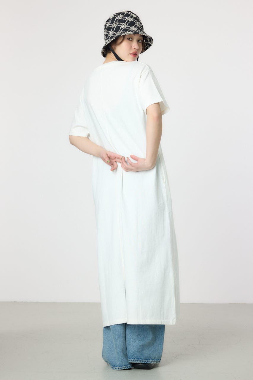 加工EBL LOGOワンピース O/WHT FREE