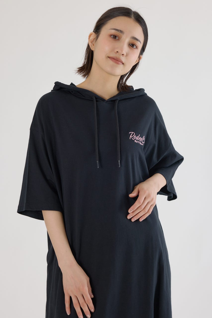 ロデオクラウンズ　Championコラボ　パーカーワンピース RODEO CROWNS WIDE BOWL | 【UNISEX】(BACK TO THE FUTURE