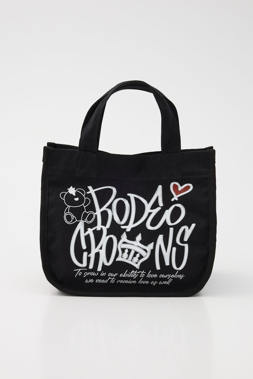 BRIDGE BEAR LOGO T ピンクＬブラックＬトートのブラックおまとめ RODEO CROWNS WIDE BOWL | BRIDGE BEAR LOGO トート (すべて