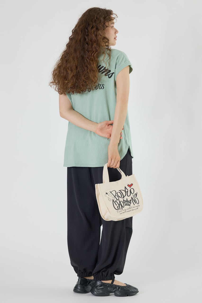 BRIDGE BEAR LOGO T ピンクＬブラックＬトートのブラックおまとめ RODEO CROWNS WIDE BOWL | BRIDGE BEAR LOGO トート (すべて