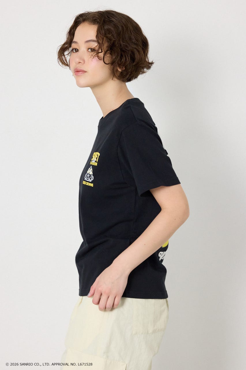 (サンリオキャラクターズ)SUNSET Tシャツ BLK M