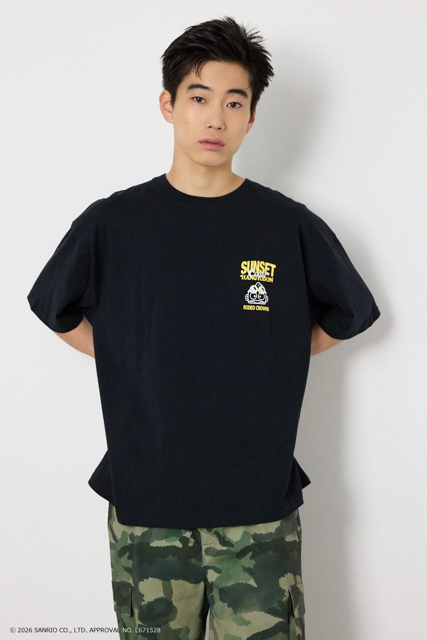(サンリオキャラクターズ)SUNSET Tシャツ BLK M