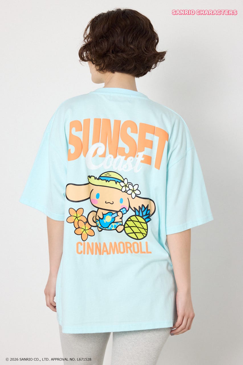 (サンリオキャラクターズ)SUNSET Tシャツ L/MINT M