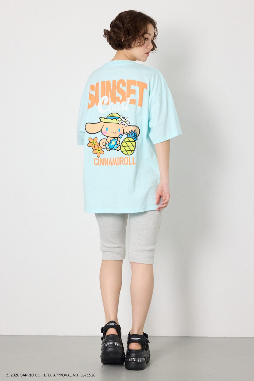 (サンリオキャラクターズ)SUNSET Tシャツ L/MINT M