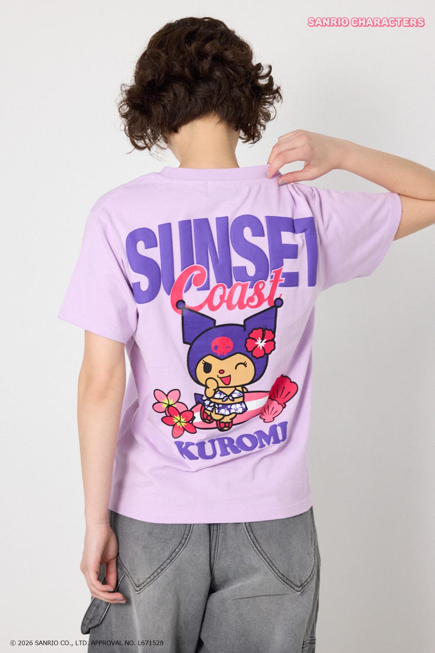 (サンリオキャラクターズ)SUNSET Tシャツ L/PUR L