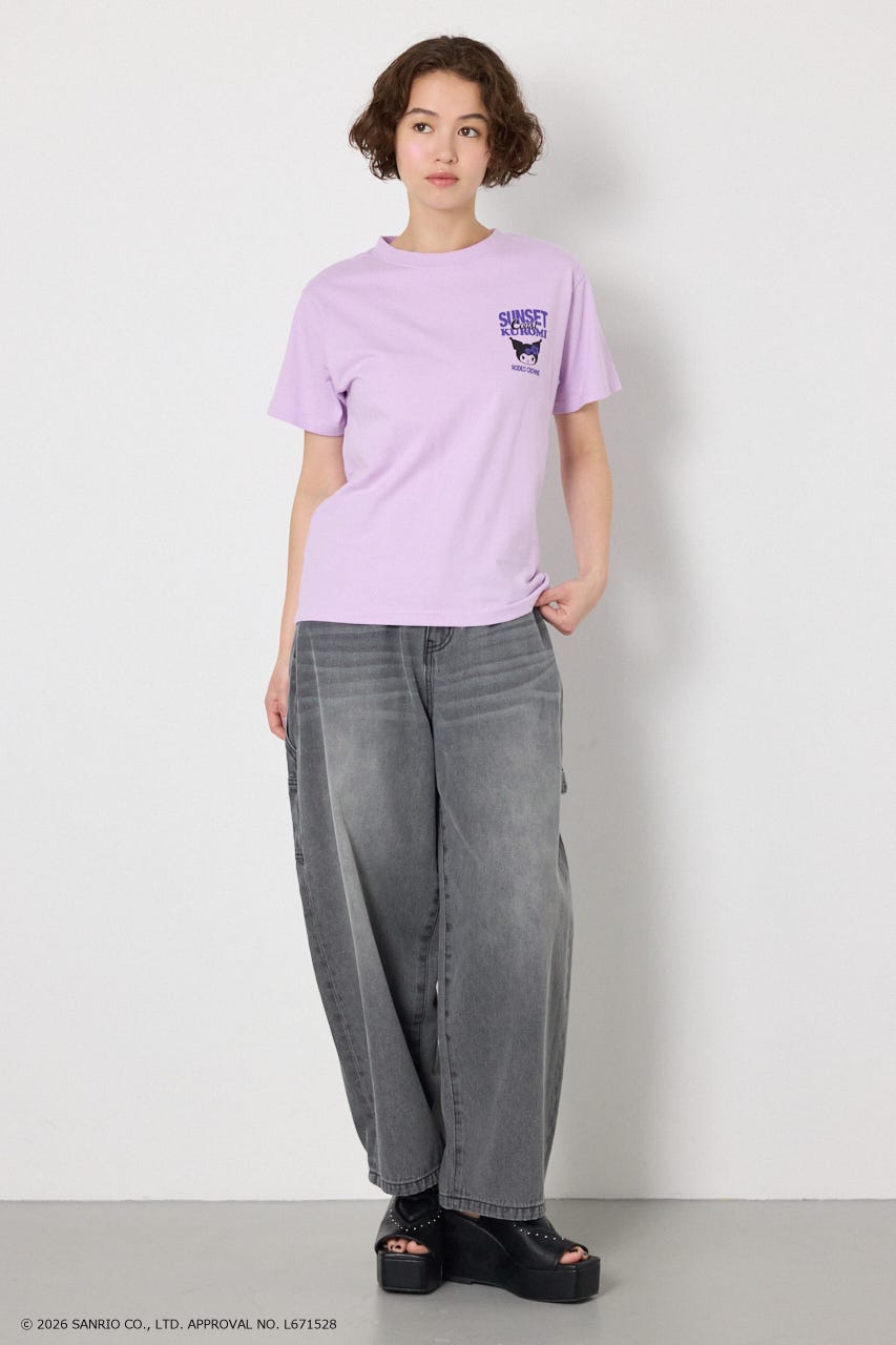 (サンリオキャラクターズ)SUNSET Tシャツ L/PUR L