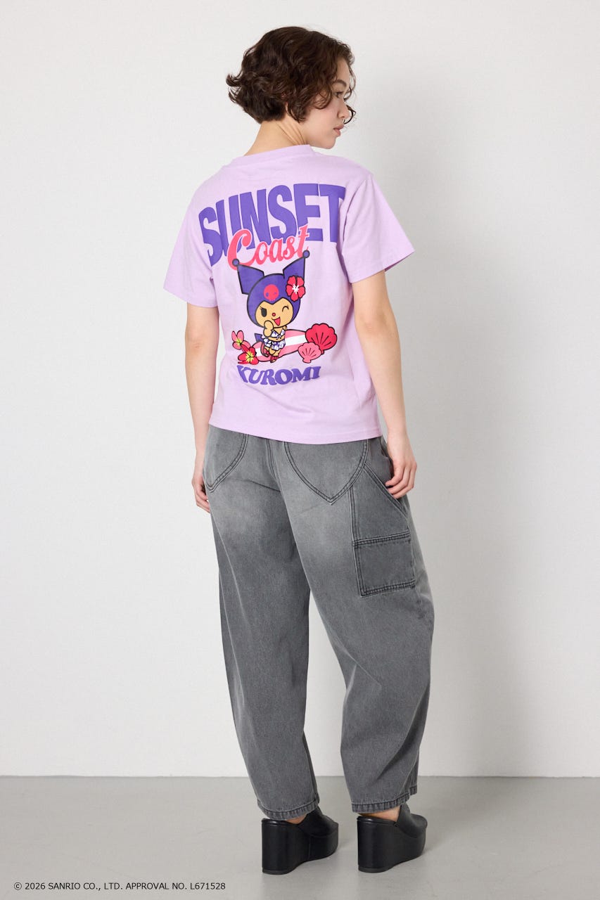 (サンリオキャラクターズ)SUNSET Tシャツ L/PUR L