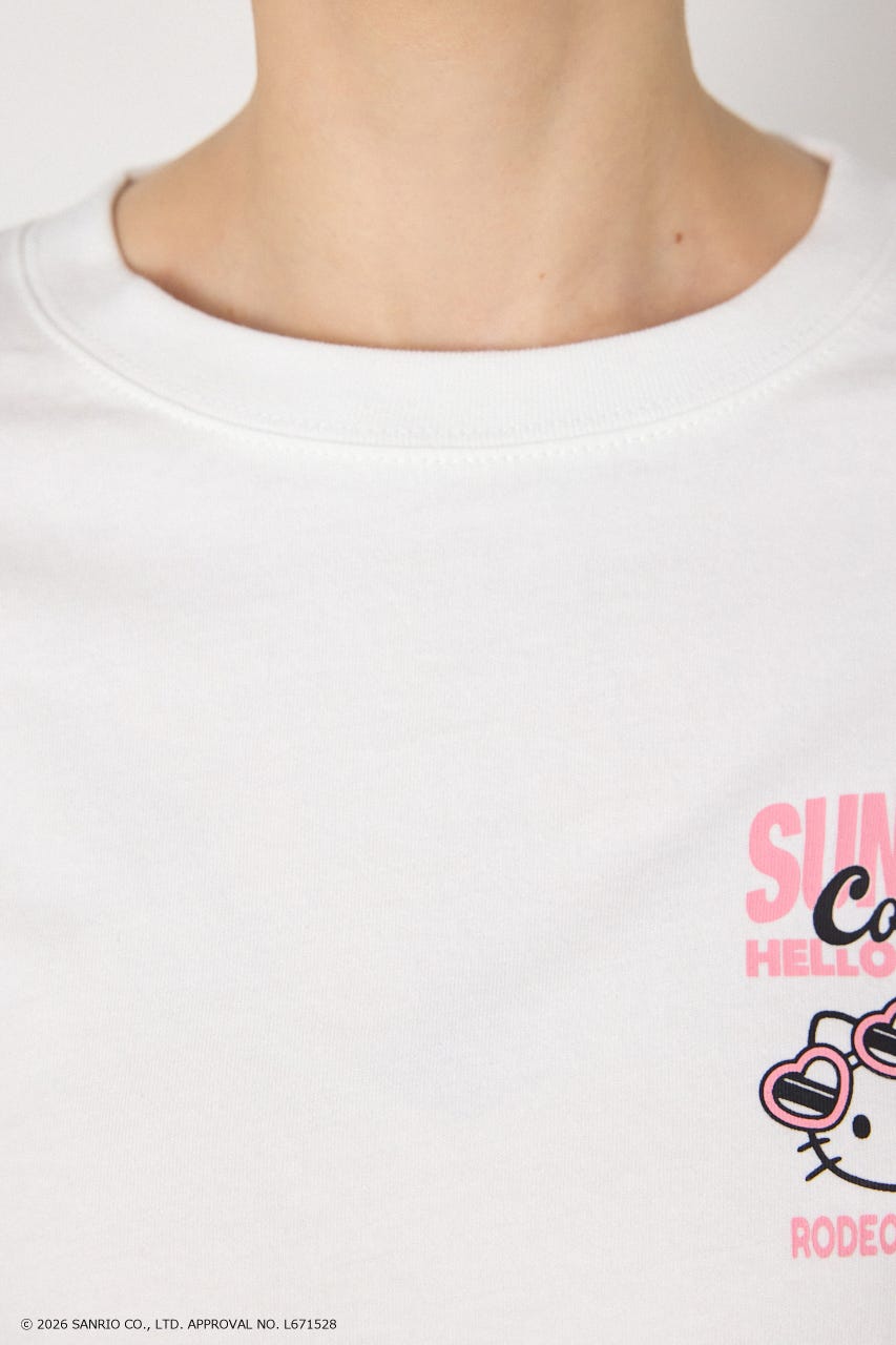 (サンリオキャラクターズ)SUNSET Tシャツ O/WHT L