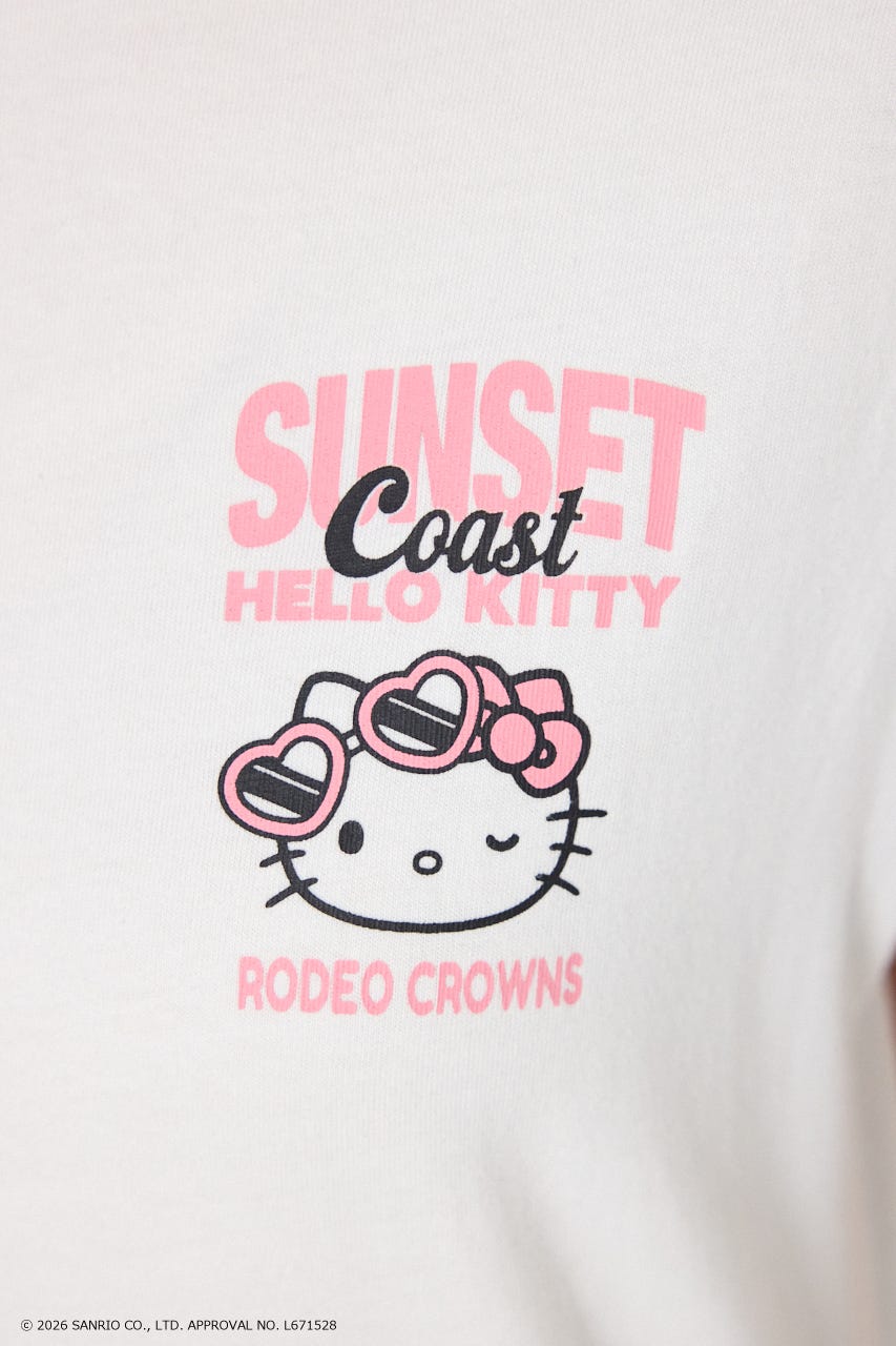 (サンリオキャラクターズ)SUNSET Tシャツ O/WHT L