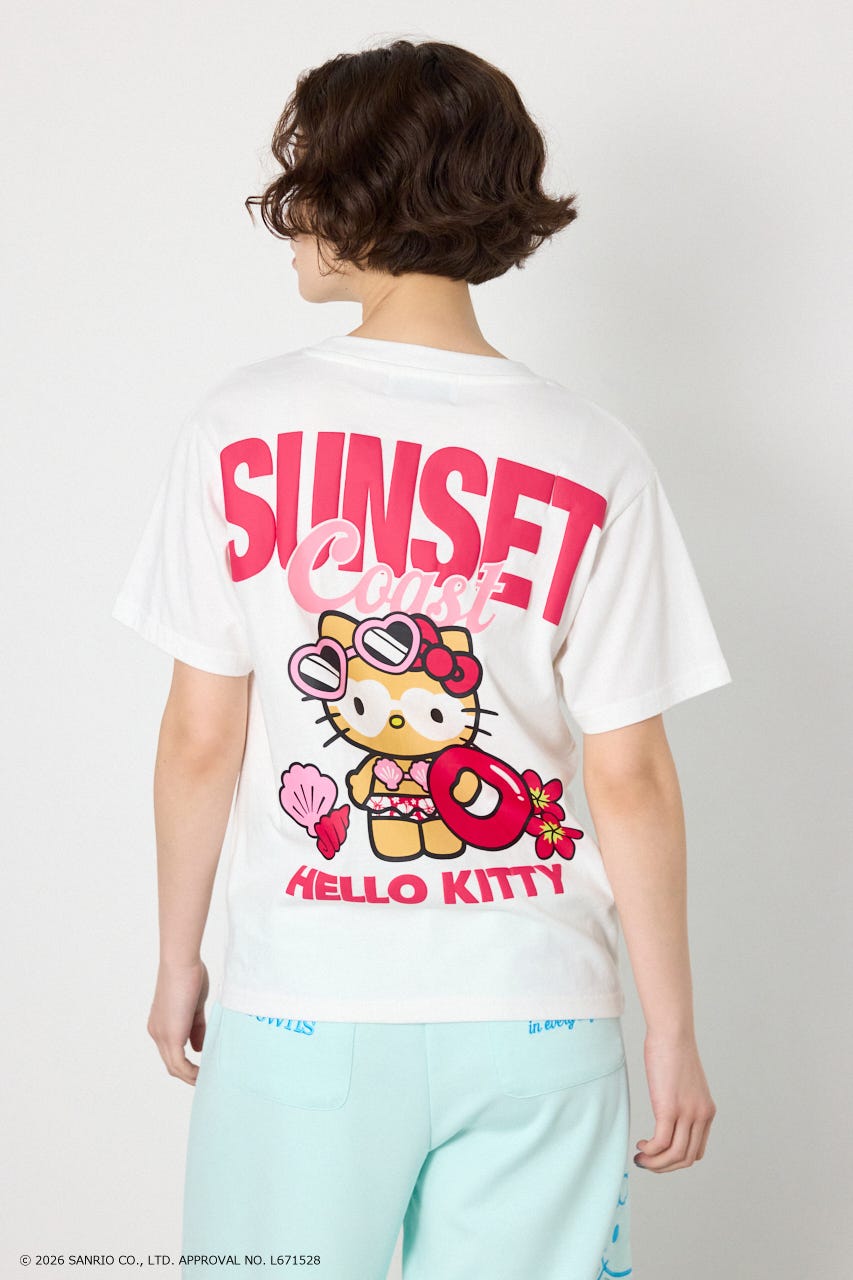 (サンリオキャラクターズ)SUNSET Tシャツ O/WHT L