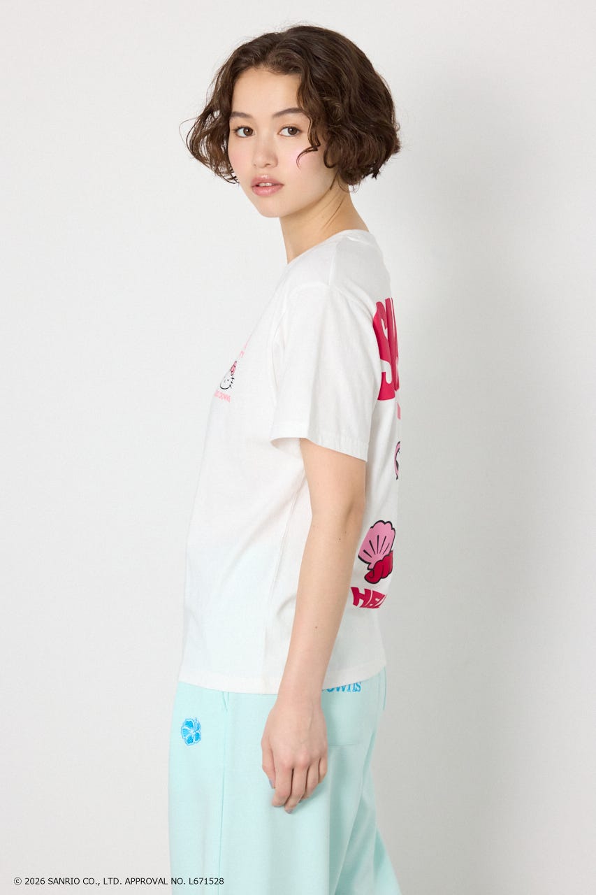 (サンリオキャラクターズ)SUNSET Tシャツ O/WHT L