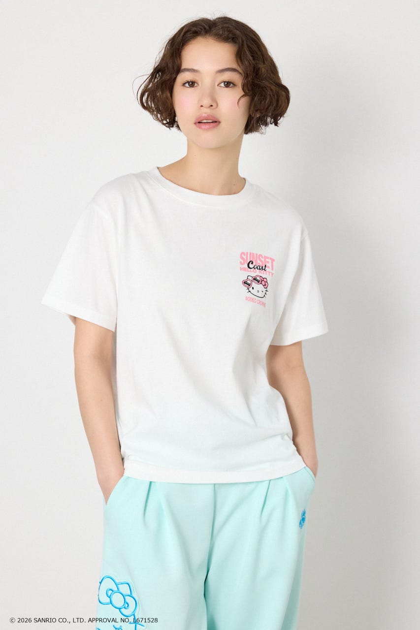 (サンリオキャラクターズ)SUNSET Tシャツ O/WHT L