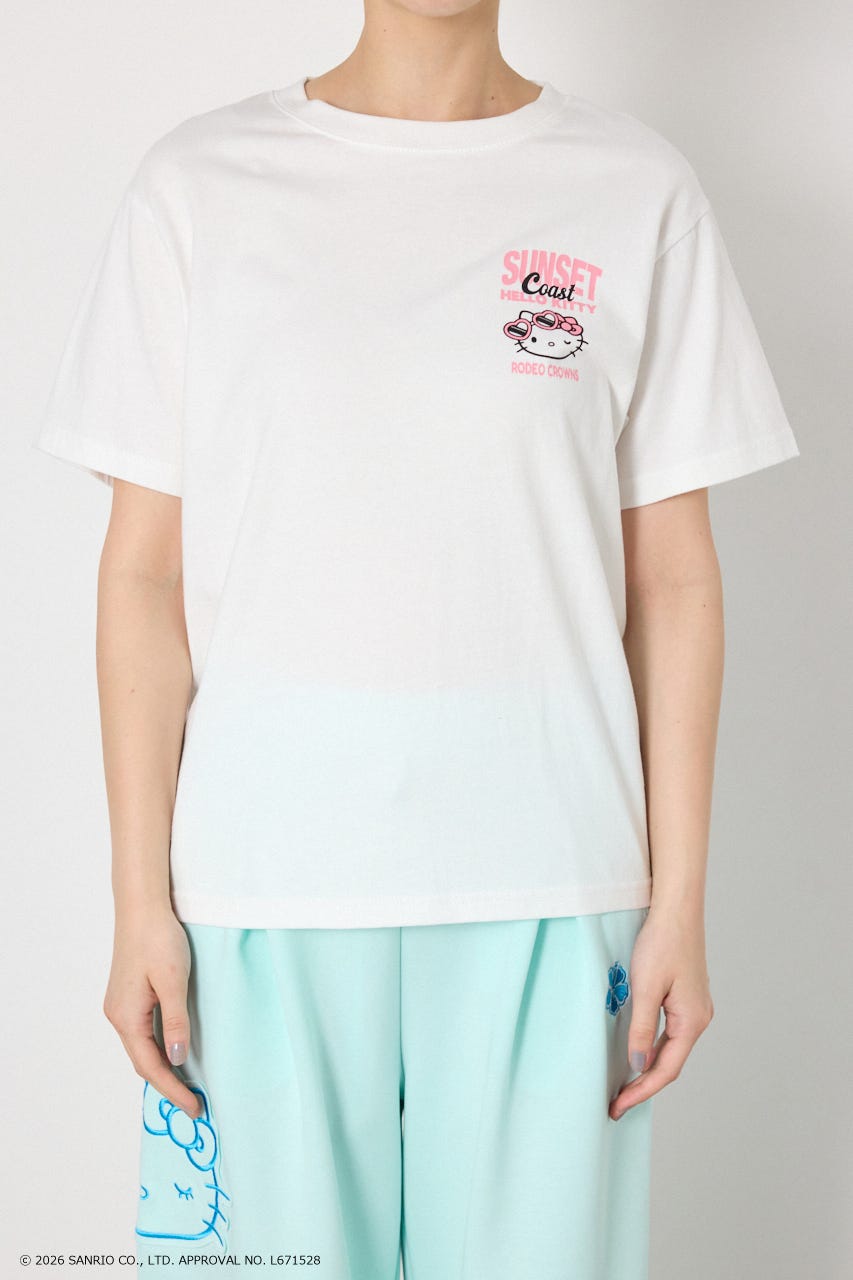 (サンリオキャラクターズ)SUNSET Tシャツ O/WHT L