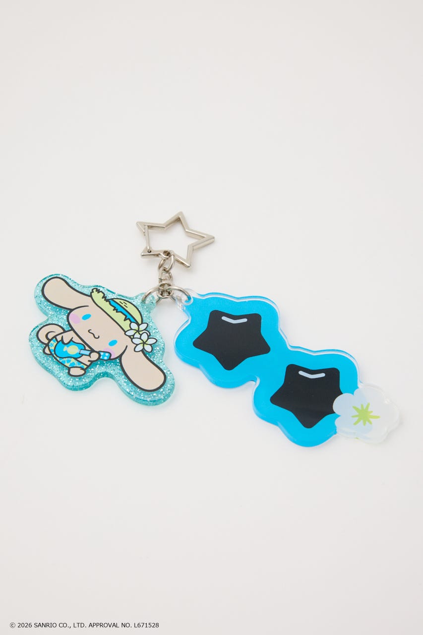 (サンリオキャラクターズ)サングラスチャーム 柄BLU FREE