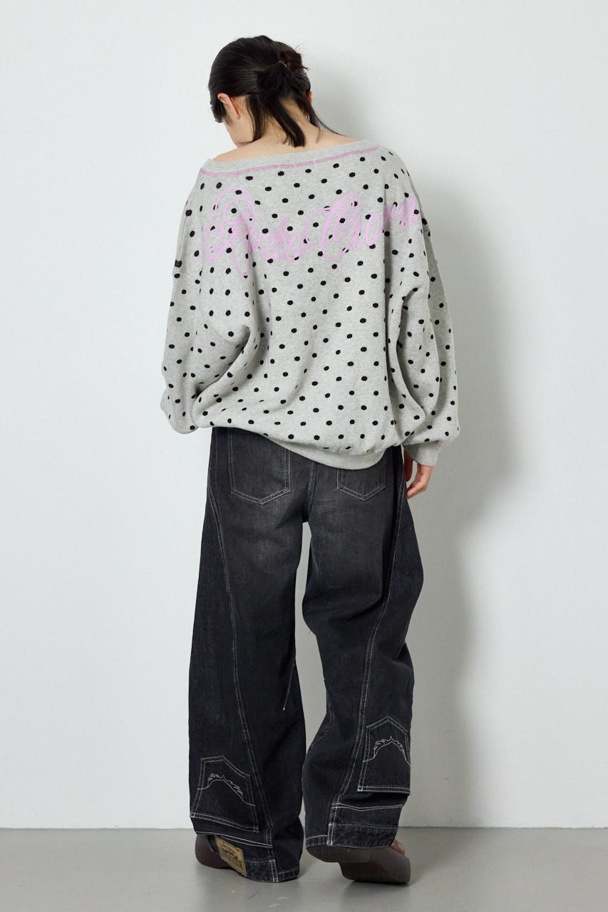upside down DENIM BLK M