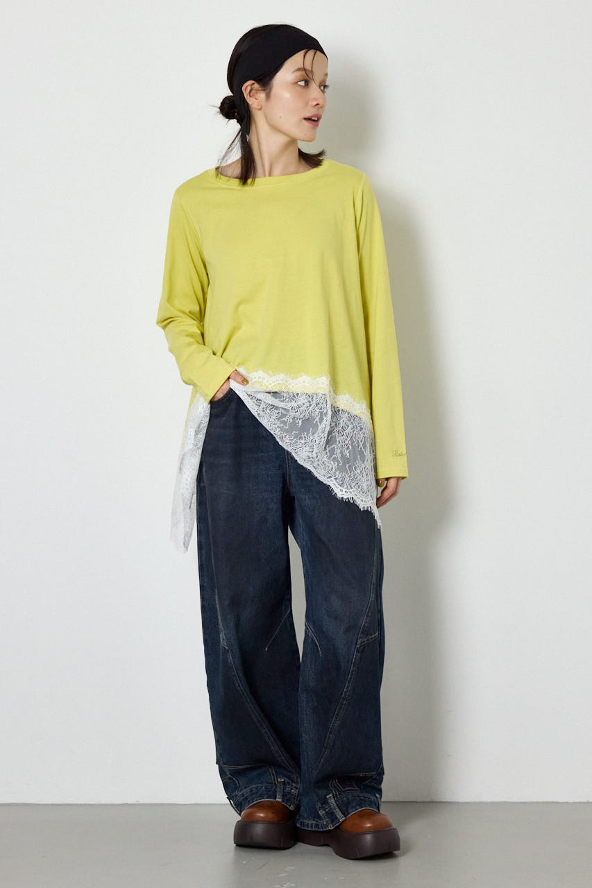 upside down DENIM BLU S
