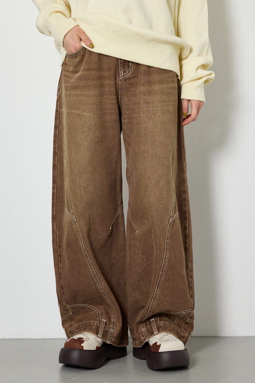 upside down DENIM BRN S
