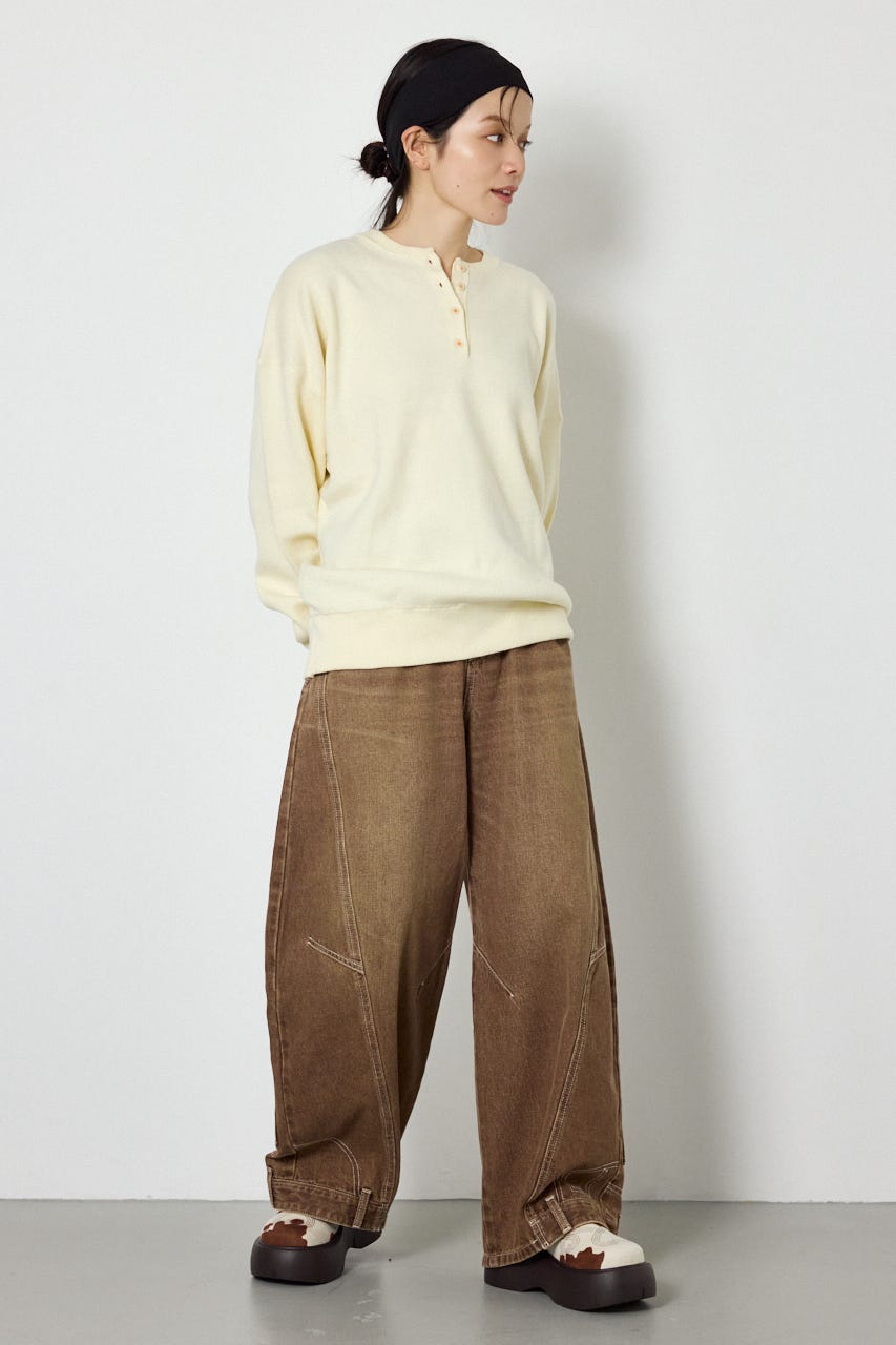 upside down DENIM BRN S