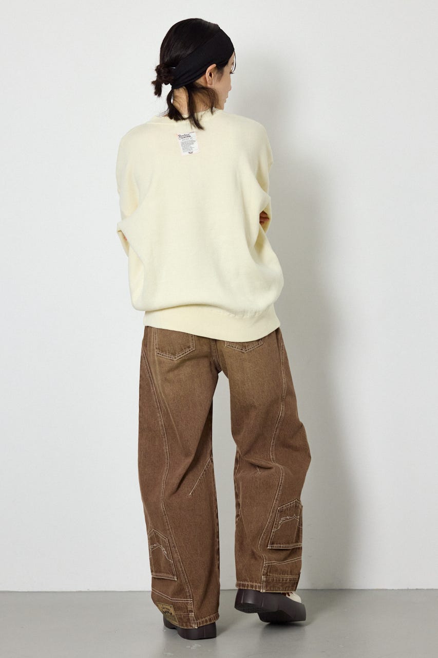 upside down DENIM BRN S
