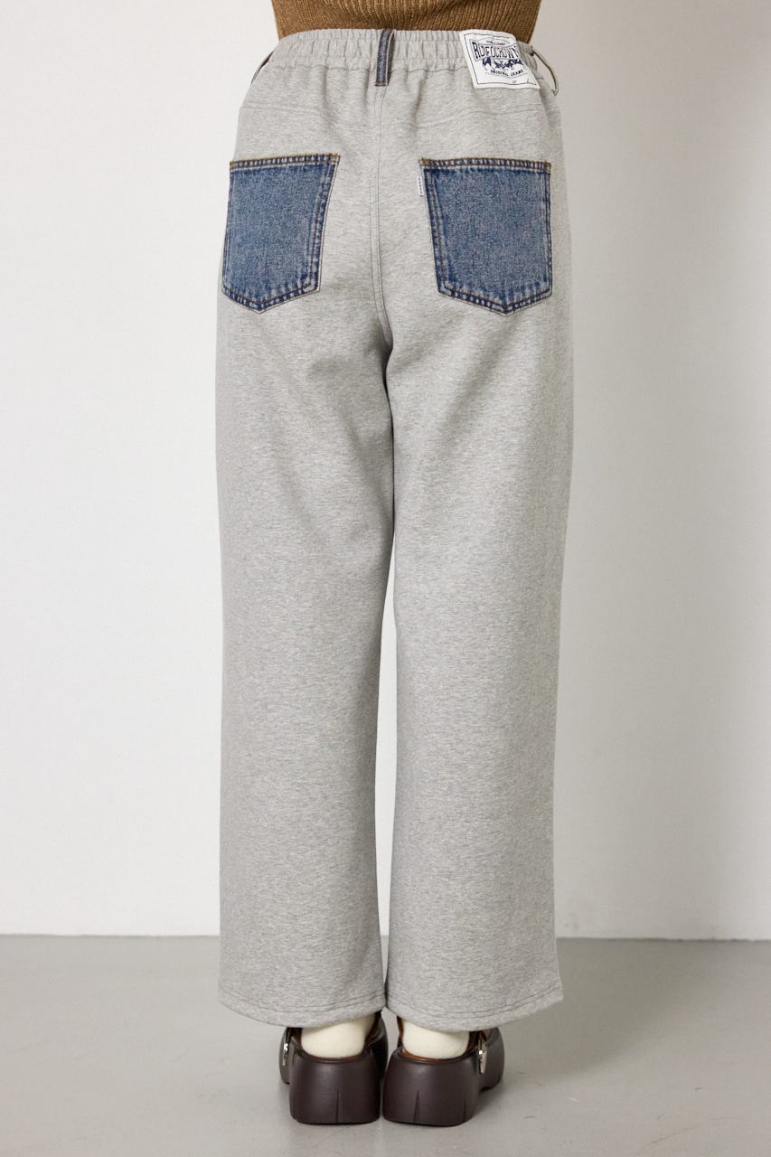 DENIM COMBO PANTS BLU S
