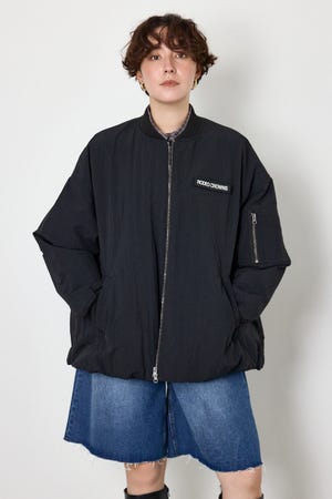 オーバーサイズバルーンロゴブルゾン