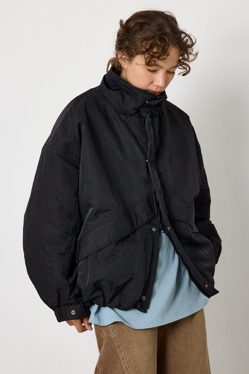 【AW先行予約アイテム】LEVEL5 STAND NECK ブルゾン BLK FREE