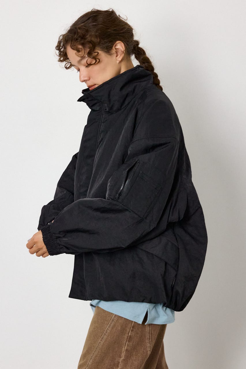 【AW先行予約アイテム】LEVEL5 STAND NECK ブルゾン BLK FREE
