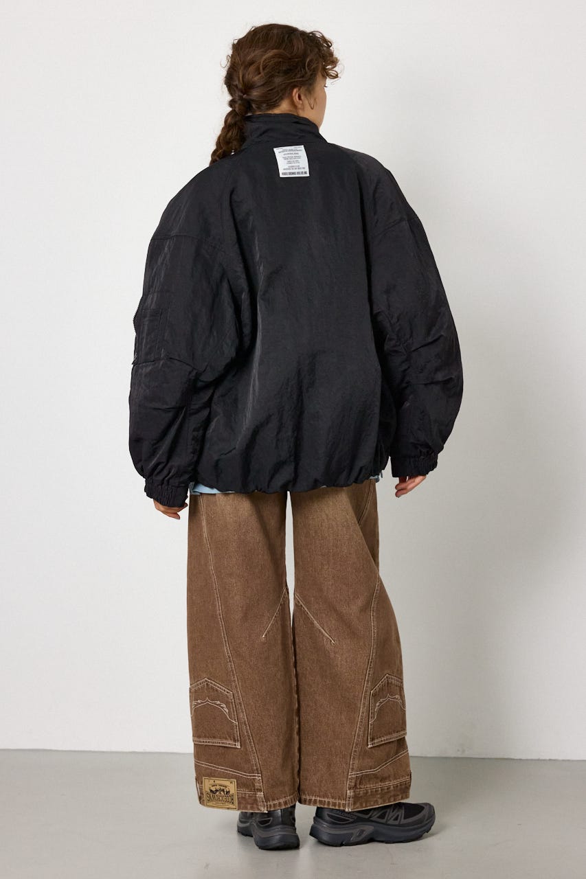 【AW先行予約アイテム】LEVEL5 STAND NECK ブルゾン BLK FREE