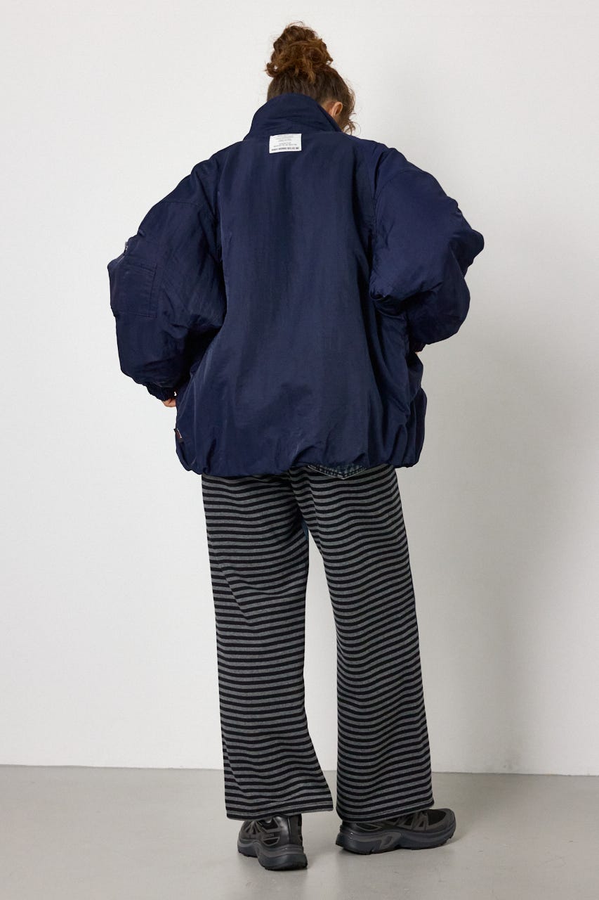 【AW先行予約アイテム】LEVEL5 STAND NECK ブルゾン NVY FREE