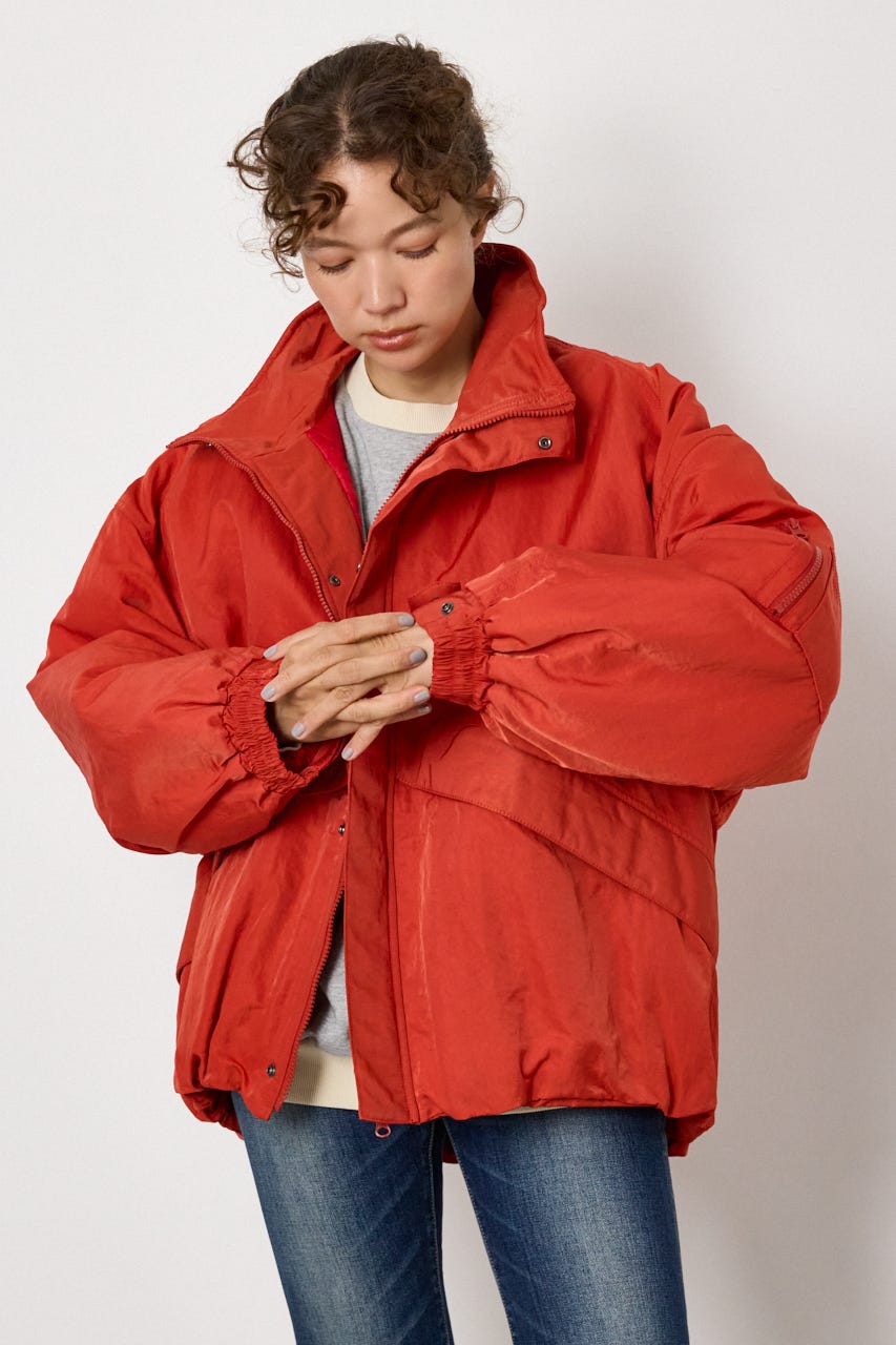 【AW先行予約アイテム】LEVEL5 STAND NECK ブルゾン RED FREE