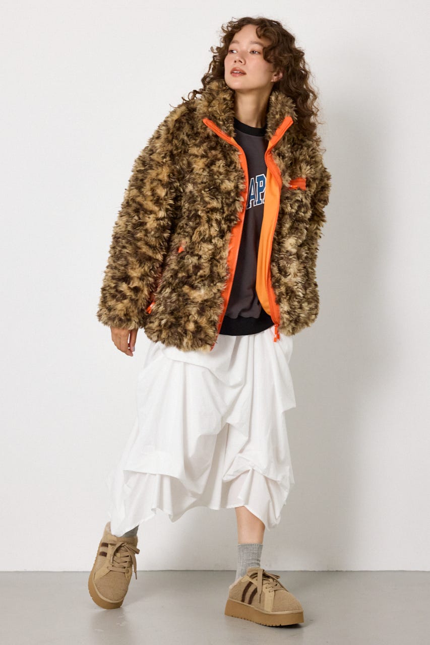 【AW先行予約アイテム】REVIVE CLASSIC FUR ジャケット 柄BRN FREE
