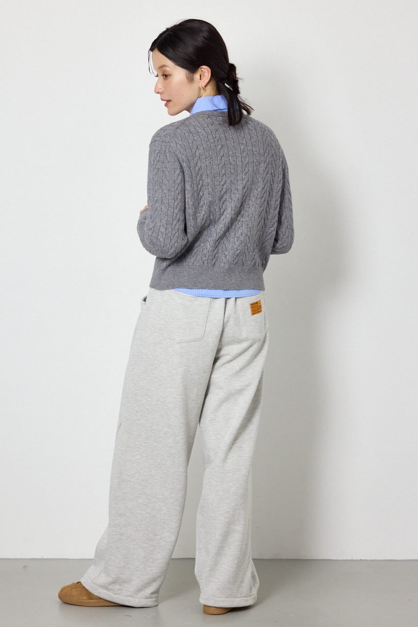 【AW先行予約アイテム】MINI ケーブルニット GRY FREE