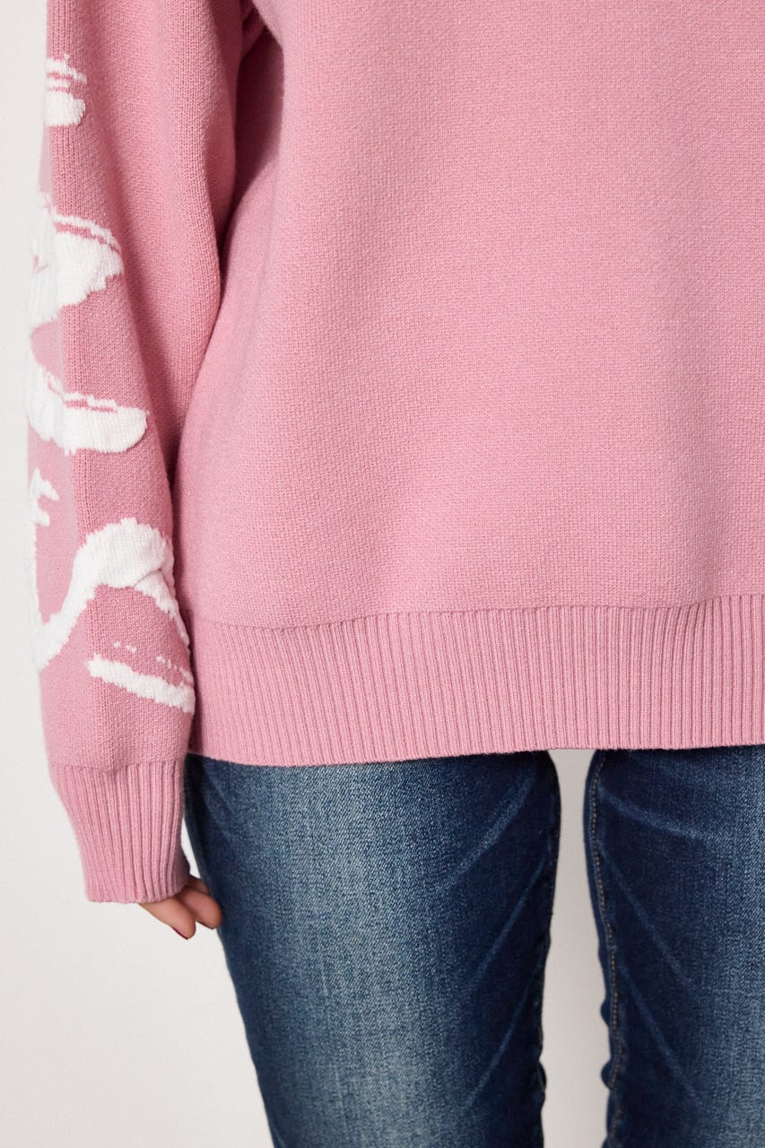 SWELL LOGO KNITトップス L/PNK FREE