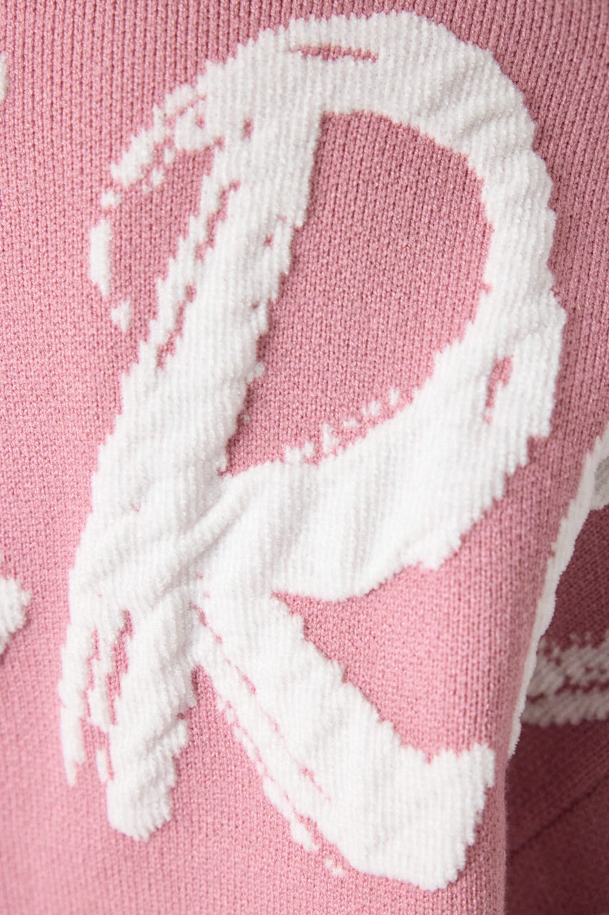 SWELL LOGO KNITトップス L/PNK FREE