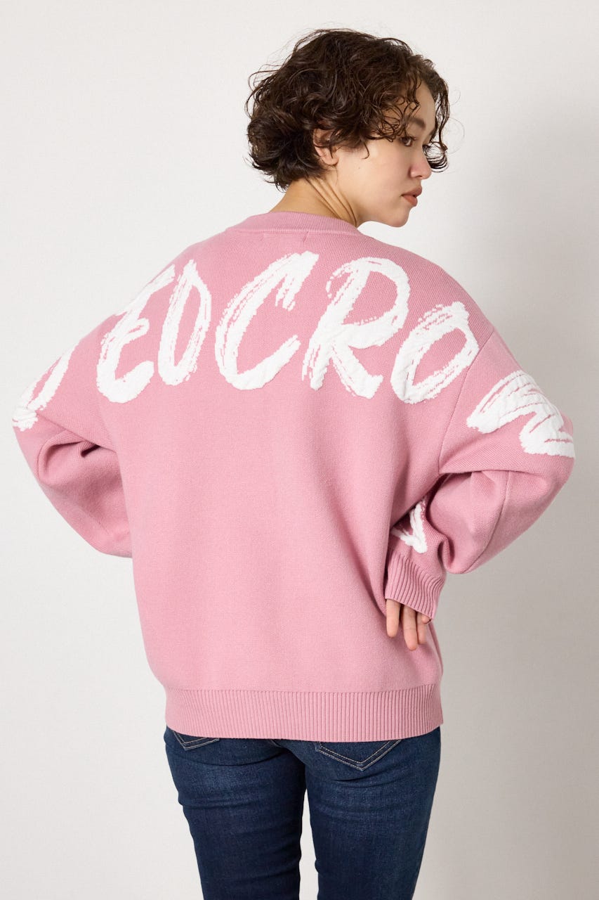 SWELL LOGO KNITトップス L/PNK FREE