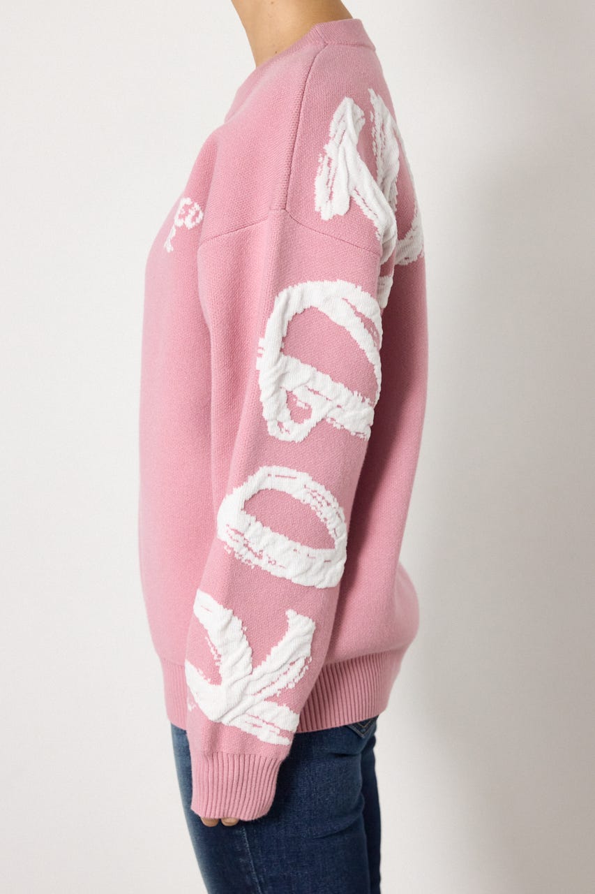 SWELL LOGO KNITトップス L/PNK FREE