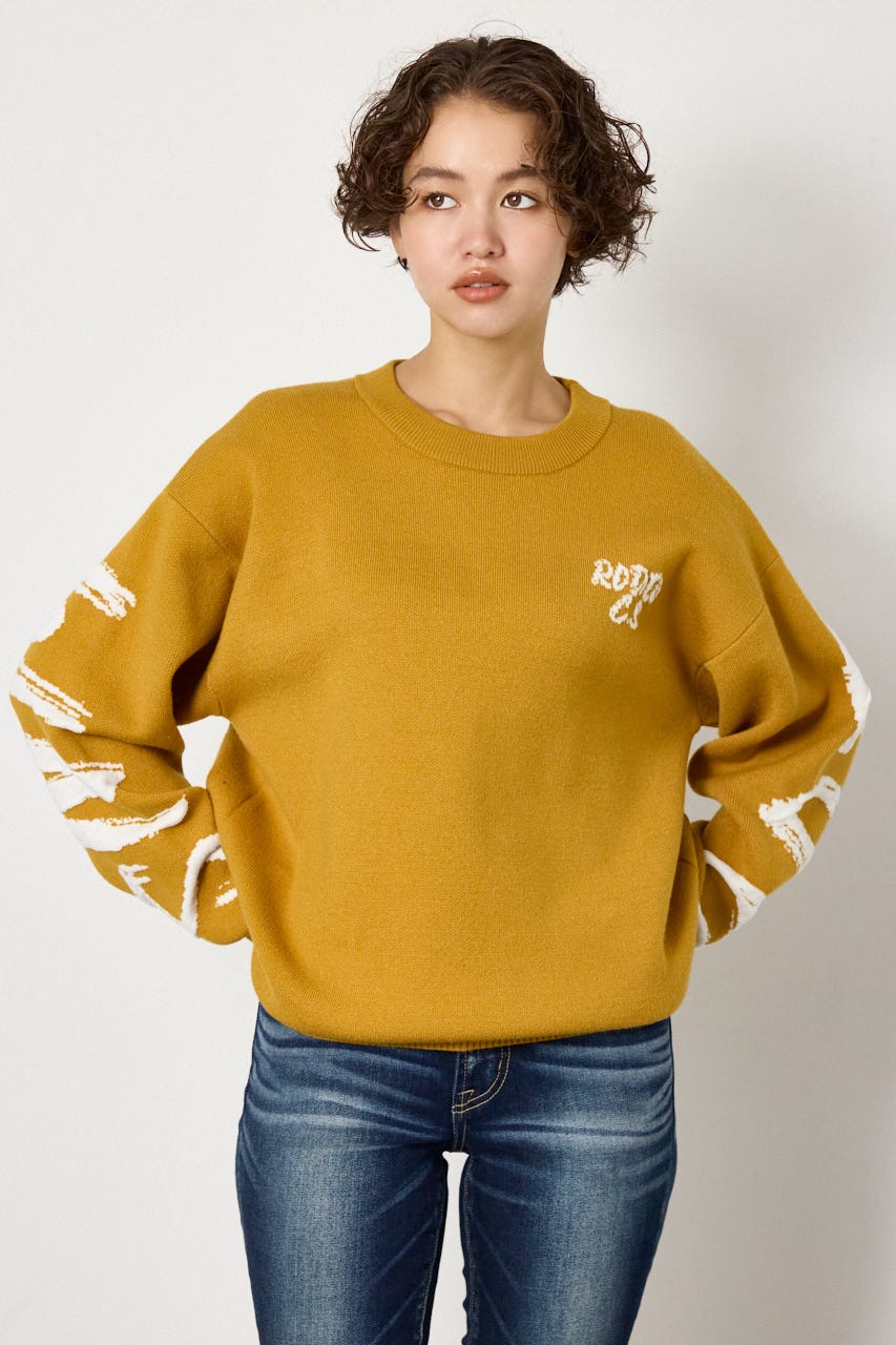 SWELL LOGO KNITトップス MST FREE