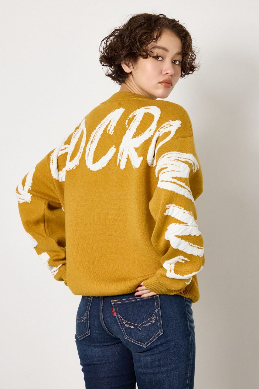 SWELL LOGO KNITトップス MST FREE