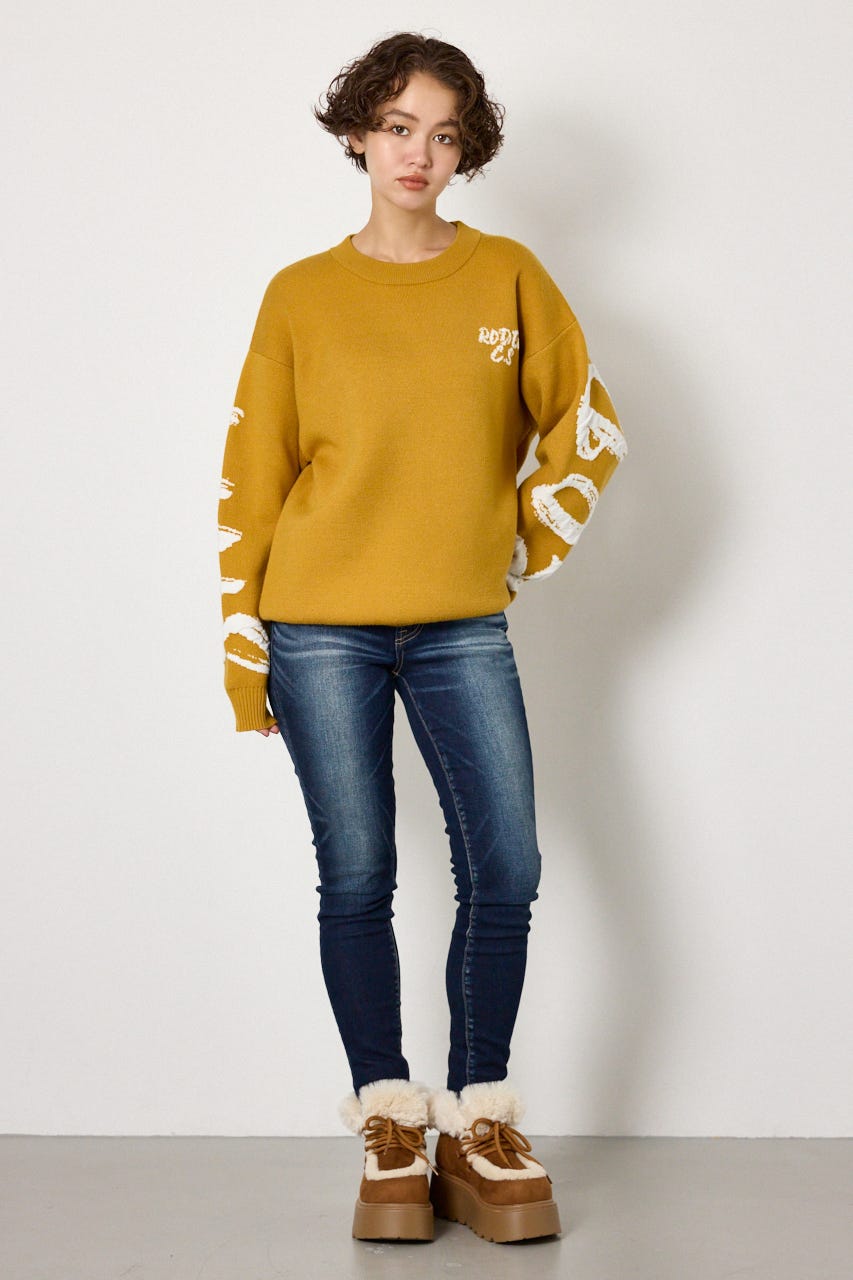 SWELL LOGO KNITトップス MST FREE
