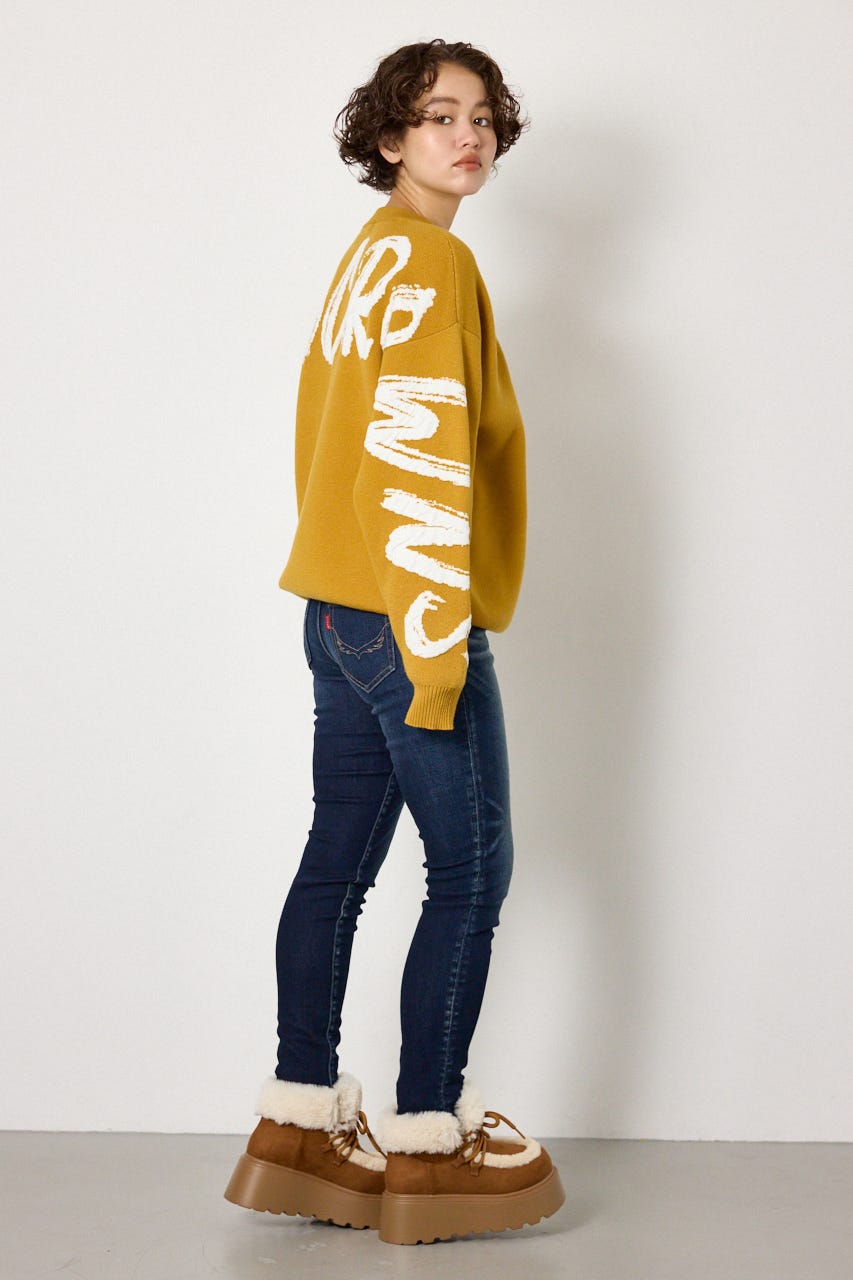 SWELL LOGO KNITトップス MST FREE