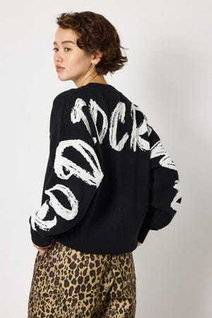 SWELL LOGO KNITトップス