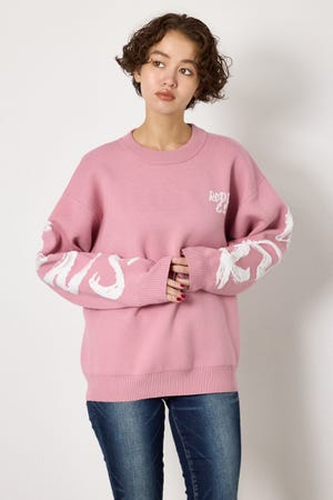SWELL LOGO KNITトップス