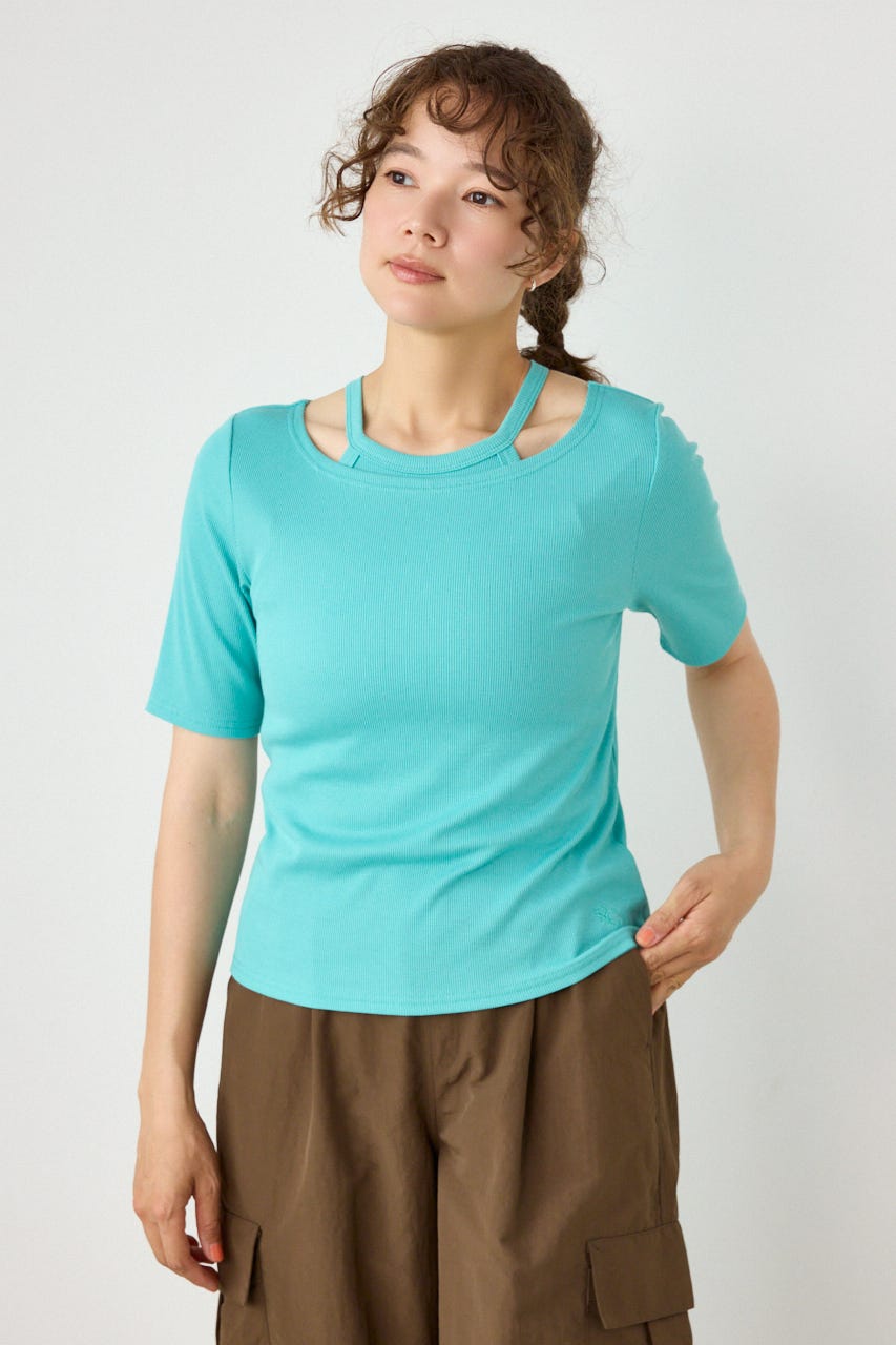 clavicle openTシャツ D/MINT FREE