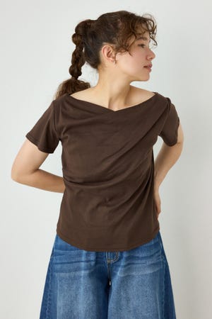 マルチWAYドレープTシャツ